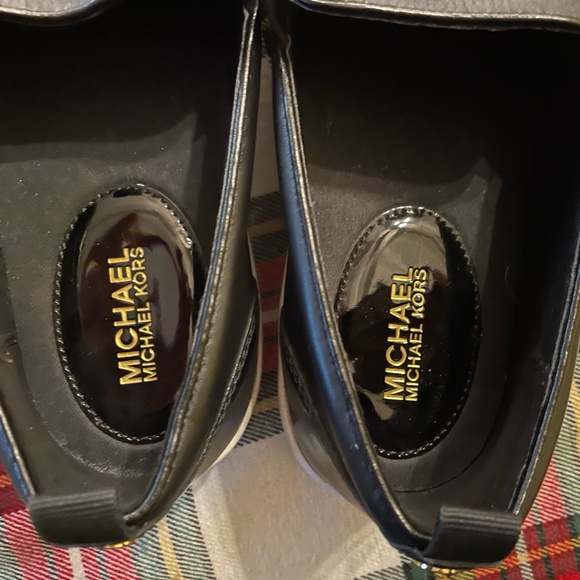 MICHAEL MICHAEL KORS Emmett Leather Slip-On Trainer - Black - Picture 7 of 8